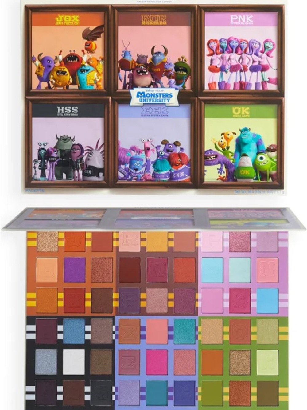 Monsters University Themed Eyeshadow Palette - Multi Color